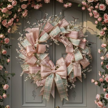 Spring time Floral Wreath